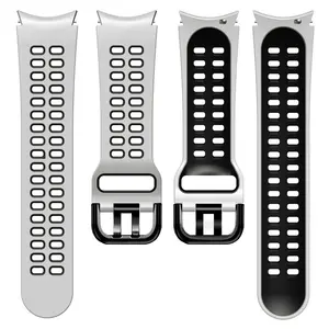 Horloge Band Voor Samsung Galaxy Horloge 4 40Mm/44Mm Watch4 Classic 42Mm/46Mm Gear sport Siliconen Smartwatch Pols