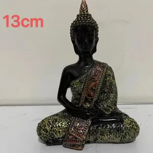 Patung Dekorasi Buddha tidur, Resin gaya Asia Tenggara untuk ruang tamu