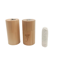 Fil dentaire compostable zéro déchet au charbon de bambou, doux et lisse, pour nettoyer la saleté interdentaire, pour usage quotidien à domicile, nouveau lancement