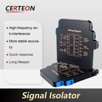 Isolateur universel sur rail DIN pour RTD PT100 thermocouple 4-20mA 0-10V convertisseur de signal