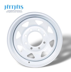 Vente en gros de jantes en acier et aluminium de 12 à 16 <span class=keywords><strong>pouces</strong></span>, matériau en alliage neuf, rayons personnalisés pour remorques 4x4, véhicules de restauration - Product Image 2