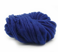Fil de laine volcanique épais, simple et épais, teint, laine polyester, chenille, blanc, 3cm, 1 pièce
