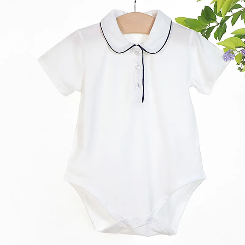 Body per bambini in cotone biologico personalizzato pagliaccetto per neonati all'ingrosso tutina per neonato