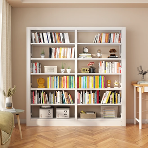 Armoire à <span class=keywords><strong>livres</strong></span> moderne en bois, grande unité murale, armoire <span class=keywords><strong>de</strong></span> <span class=keywords><strong>rangement</strong></span> déco pour la maison ou l'appartement, meubles <span class=keywords><strong>de</strong></span> salon - Product Image 6