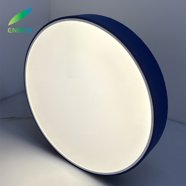 Tunable White Color Dimmable LED Round Acoustic Ceiling Light for Office Hotel Restaurant