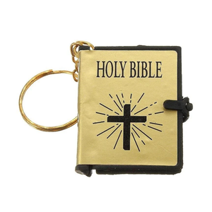 Llavero Novedoso con Forma de Libro, Mini Biblia, Llavero Cristiano Católico, Regalo de Oración a Dios - Product Image 3
