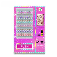 Distributeur automatique intelligent de cosmétiques et de cils HuaYang, corps métallique, paiement par pièces/billets/cartes de crédit, fonction SDK, 300-800 pièces