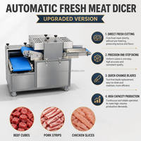 Trancheuse à viande fraîche adaptée au déchiquetage de viande fraîche; Trancheuse à viande fraîche entièrement automatique à haut rendement
