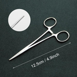 Tondeuse à poils d'oreilles pour animaux de compagnie en acier inoxydable, tête droite de 12,5 cm, outil de toilettage pour chiens - Product Image 4