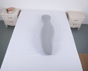 Cuscino per il corpo intero in cotone 100% personalizzato all'ingrosso per adulti, 35x135cm, rimovibile, lavabile, pieghevole, per chi dorme sul fianco, per alleviare il mal di schiena - Product Image 5
