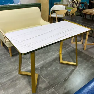 고급 럭셔리 커피 테이블 레스토랑 커피 숍 현대 북유럽 디자인 금속 식탁