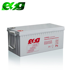 ESG 12v 200ah Batería de almacenamiento solar / Energía de almacenamiento de energía eólica recargable AGM MF plomo ácido Baterí - Product Image 4