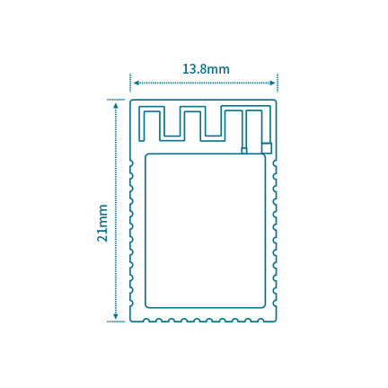 MOKO Nordic NRF52840 Chip IBeacon Module for Bluetooth 5.1 Specification with Thread Zigbee for OEM