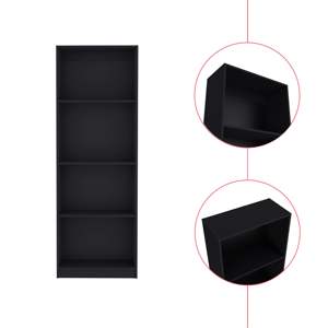 Benzoni Office DB Librería negra Diseño antiguo Muebles para el hogar para uso en supermercado escolar y apartamento - Product Image 6