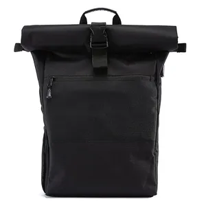 Рюкзак мужской водонепроницаемый с логотипом под заказ, ранец с рулонным верхом для путешествий, спортзала, футбола, баскетбола, с отделением для обуви