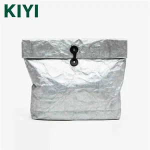 Silver Waterproof Dupont Tyvek Paper Lunch Bag