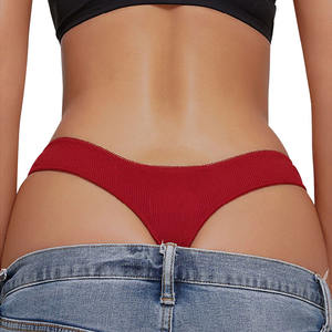 Gran oferta, bragas de encaje populares de cintura media para mujer, <span class=keywords><strong>tangas</strong></span> transparentes Rojas sexis para chicas jóvenes - Product Image 2