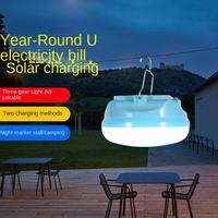 Ampoule LED d'urgence multifonctionnelle DC IP65 rechargeable, éclairage extérieur pour camping et jardin, étanche, télécommande 50000