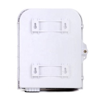 Boîtier FTTH 8 cœurs noir et blanc, boîtier de terminaison de fibre optique ODP FTB avec câble non coupé, boîtier NAP 3 entrées 8 sorties, mini boîtier de répartition PLC