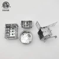 Boîte de jonction électrique rectangulaire en acier galvanisé CETL IP55 pour enceintes de commutateurs métalliques pour l'électronique et les instruments