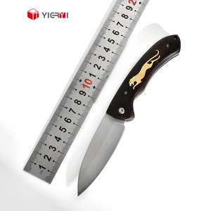 Yangjiang, venta al por mayor, precio barato, cuchillos 3Cr13, uso diario, cuchillo <span class=keywords><strong>de</strong></span> bolsillo para acampar, supervivencia al aire libre, cuchillo plegable con mango <span class=keywords><strong>de</strong></span> madera - Product Image 2