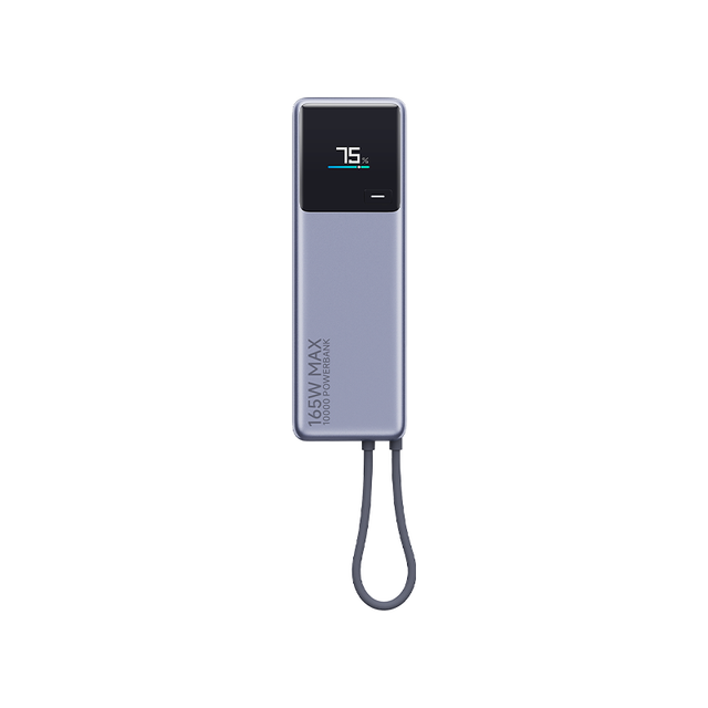PB1165 10000mAh 165W Portable Charger Dual Port 120W 45W All in One Cable PVC