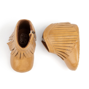 รองเท้าบูทเด็กน่ารักประดับพู่  รองเท้าหนังพื้นนิ่มสำหรับเด็กทารกและเด็กวัยหัดเดิน รองเท้าเด็กสำหรับฤดูหนาว รองเท้าใส่ในบ้าน - Product Image 3