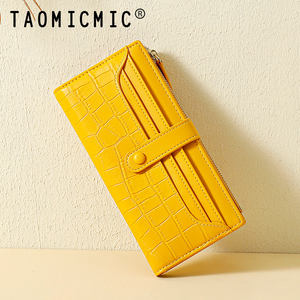 TAOMICMIC Vente en gros Portefeuille pour femmes Design <span class=keywords><strong>2022</strong></span> Dernier modèle Pochette en cuir PU Portefeuille pour femmes Pliage Portefeuille pour femmes Prix d'usine - Product Image 1