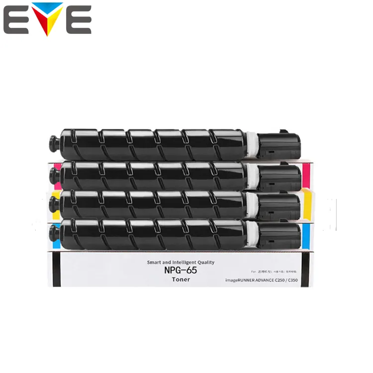 Zhuhai EVE Manufacturer Color NPG 65 Copier Toner Cartridge For iR ADV C250 C255 C350