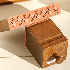 Estampado de cera con mango de madera de diseño personalizado, sello de cera de boda