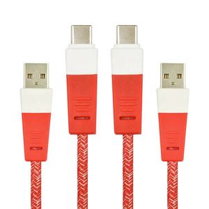 1M blanco y rojo Color mixto USB tipo <span class=keywords><strong>C</strong></span> <span class=keywords><strong>A</strong></span> USB tipo un USB2.0 teléfono móvil Cable de Fecha - Product Image 6