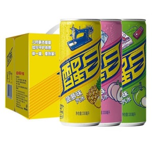 Refrescos de frutas mezcladas, refrescos exóticos en lata, 330ml/bebida suave de carbón brillante - Product Image 2
