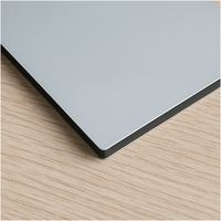 Revêtement composite en aluminium moderne, antistatique, ignifuge, antibactérien, anti-moisissure, 3 mm, 4 mm, revêtement PVDF PE, façades murales extérieures