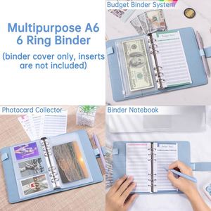 Prolead – Couverture de carnet de budget A5 personnalisable avec logo, spirale, 100 % écologique, à feuilles mobiles, organiseur de classeur à 6 anneaux, format portefeuille, papier 80g - Product Image 3