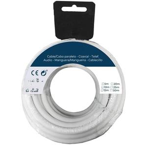 Enrouleur de tuyau tubulaire H05VV-F 3G 1,00 mm, 15 m, idéal pour un usage domestique et professionnel en extérieur et en intérieur. - Product Image 1