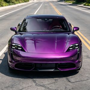 Film vinyle liquide violet nuit pour voiture, finition métallique liquide brillante pour le changement de couleur et la protection de la <span class=keywords><strong>carrosserie</strong></span> automobile - Product Image 2