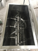 Mélangeur de poudre à double ruban, mélangeur à vis automatique en forme de T avec fonction de séchage pour additifs d'engrais chimiques