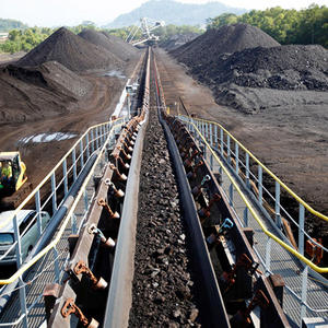 Bande transporteuse à crampons en caoutchouc bleu de qualité supérieure et durable pour l'exploitation minière, idéale pour les carrières minières, en vente - Product Image 2