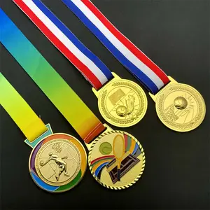 A large number of blank sports event medals can be customized with various logo colors to meet your choice.