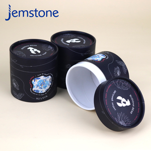 Paquet de boîte de conteneur de cylindre push up imprimé personnalisé emballage de tube de papier de thé de carton kraft alimentaire - Product Image 2