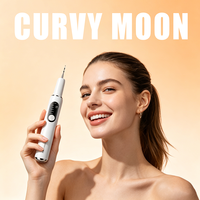CURVY MOON Nettoyeur dentaire ultrasonique pour blanchiment des dents, soins bucco-dentaires, éliminateur de tartre et de plaque dentaire, détartreur portable