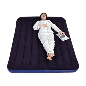Colchón Inflable Portátil, Cama <span class=keywords><strong>de</strong></span> Aire Acolchada para Acampar, Colchoneta para Dormir en Casa o para Invitados, Cama Inflable <span class=keywords><strong>de</strong></span> PVC Resistente <span class=keywords><strong>de</strong></span> 22 cm <span class=keywords><strong>de</strong></span> Altura - Product Image 1