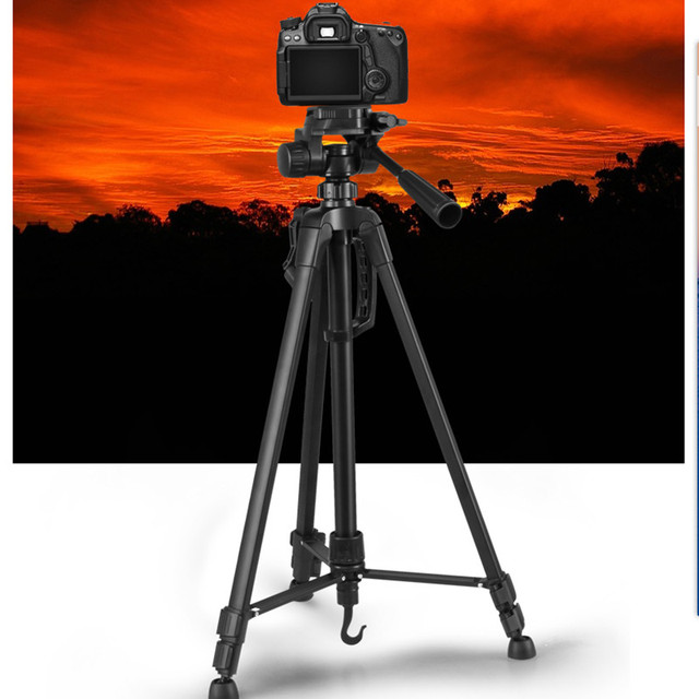WT-3520 3 Section Tripod Mini Digital Camera Tripod Tripod Stand for Tik Tok