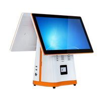 RUINAI RN-E7 Modèle double écran 15,6 pouces Écran tactile POS Tout-en-un Android/Windows avec imprimante thermique 58 mm