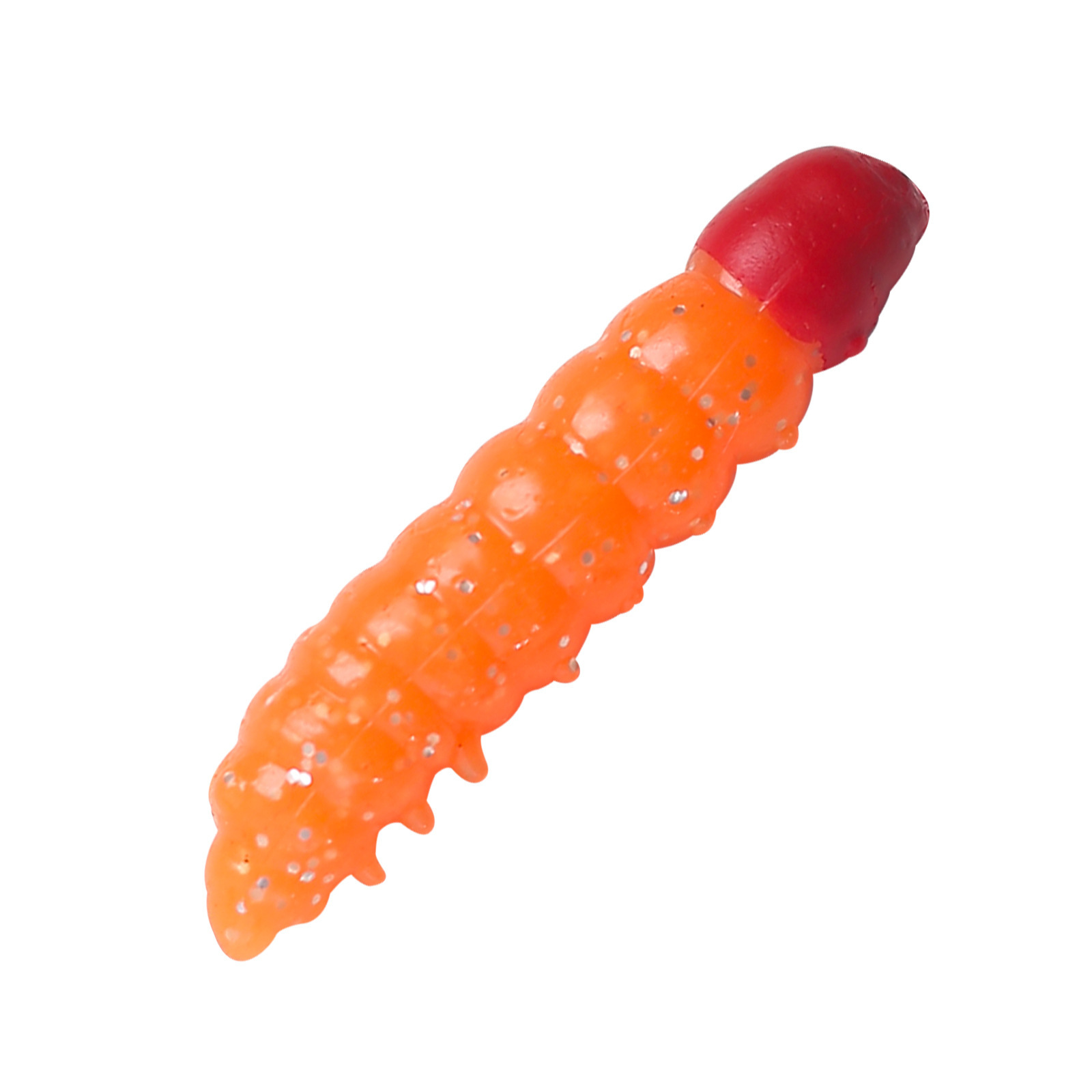 Naranja con cabeza roja