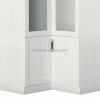Armoire d'angle multifonctionnelle moderne en forme de L à angle droit pour la maison chambre à coucher salon hôtels centres commerciaux meubles de maison polyvalents