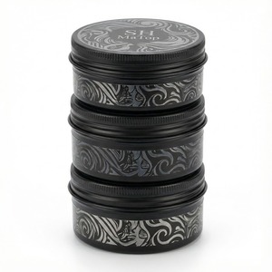 Vide cosmétique en métal cheveux cire boîte de conserve conteneur 5g 10g 15g 20g 30g 50g 100g voiture désodorisant parfum bougie pot en aluminium - Product Image 3
