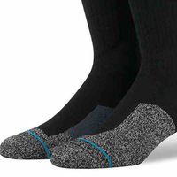 Chaussettes décontractées personnalisées en gros pour l'hiver, antibactériennes, antidérapantes, pour le ski, la randonnée, l'alpinisme, en laine mérinos confortable