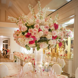 Bolas <span class=keywords><strong>de</strong></span> Flores Artificiales Coloridas <span class=keywords><strong>de</strong></span> 70 cm, Bola <span class=keywords><strong>de</strong></span> Flores Rosadas Artificiales <span class=keywords><strong>de</strong></span> Alta Calidad, Centros <span class=keywords><strong>de</strong></span> Mesa con Ramo <span class=keywords><strong>de</strong></span> <span class=keywords><strong>Rosas</strong></span> para Bodas - Product Image 5