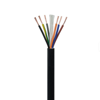 Câbles électriques flexibles H05VV-F H07VV-F à conducteurs en cuivre multiconducteurs, isolés en PVC, 450V/750V, fils en cuivre souples